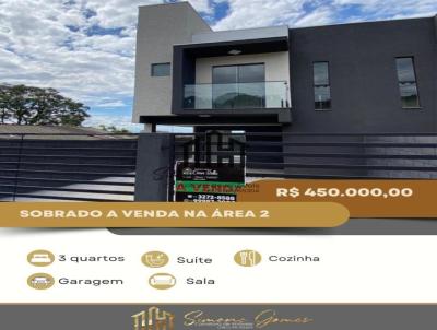 Sobrado para Venda, em Tel�maco Borba, bairro �rea 2, 3 dormit�rios, 2 banheiros, 1 vaga